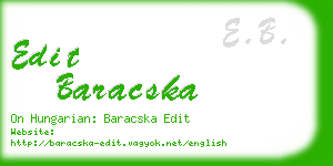 edit baracska business card